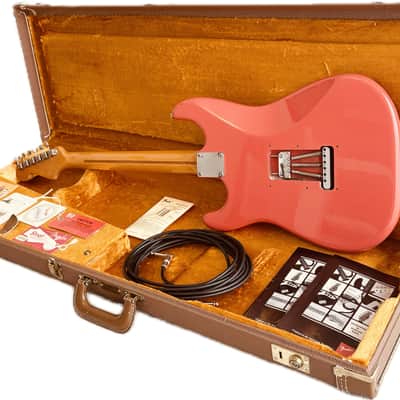 1998 Fender 57 American Vintage Stratocaster Custom Shop Josefina PU, PLEK Fiesta Red AVRI image 4