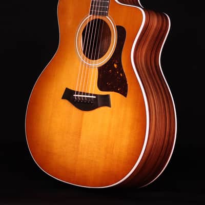Taylor 214ce Acoustic Electric Guitar, Honey Sunburst Collection image 2