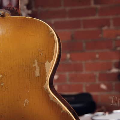 1954 Gibson ES-295 Gold Hollowbody - Original P-90s, Lifton Case, 6 lbs. 7 oz! image 17