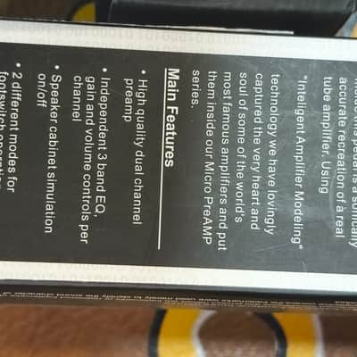 Mooer 006 Classic Deluxe Micro Preamp 2010s - Black/Yellow image 8