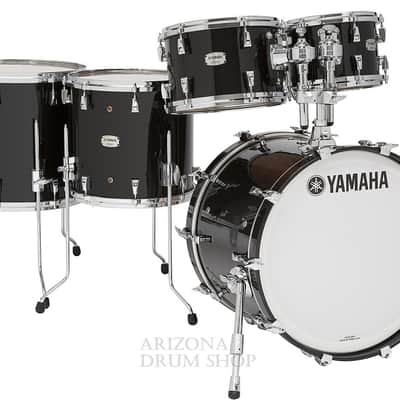 Yamaha Absolute Hybrid Maple 5 pc. w/ 22x16 Bass Drum - Solid Black - IN STOCK ! image 1