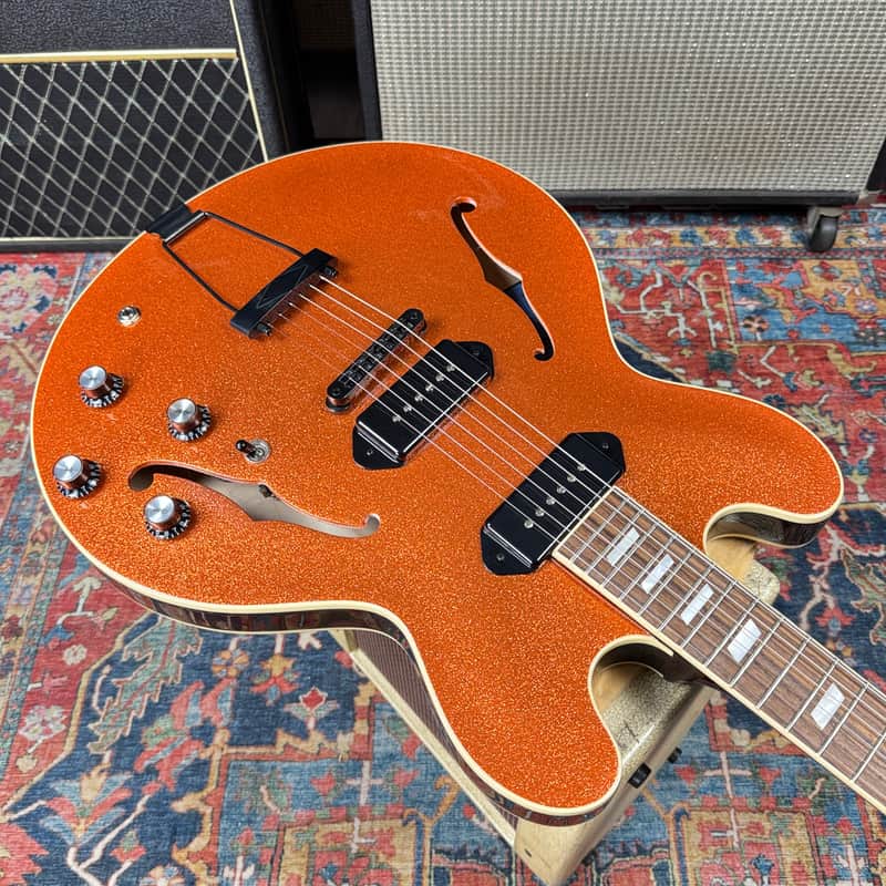 Epiphone USA Casino 1 of 1 Custom Order Orange Sparkle - 2021 image 1