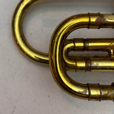 King HN White Cleveland Cornet Early 1950's - Lacquer image 6