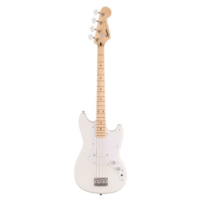 Used Squier Sonic Bronco Bass - Arctic White w/ Maple Fingerboard image 6