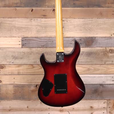 Yamaha PAC611VFM Pacifica Electric Guitar Dark Red Burst image 5