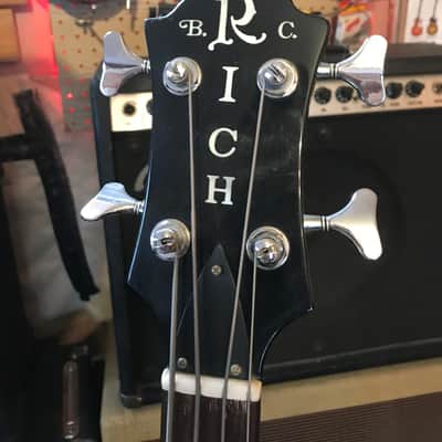 B.C. Rich NJ Series Eagle Bass 1980s Black image 3