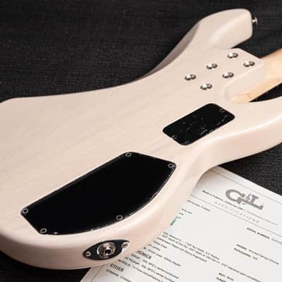 G&L L-2000 B-Stock Fretless Left-Handed Blonde 2021 Bass w/Hardshell Case *Authorized Dealer* image 5