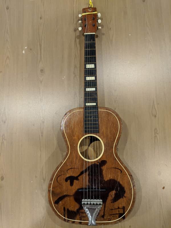 Kay Cowboy Parlor Acoustic 1940's Natural image 1