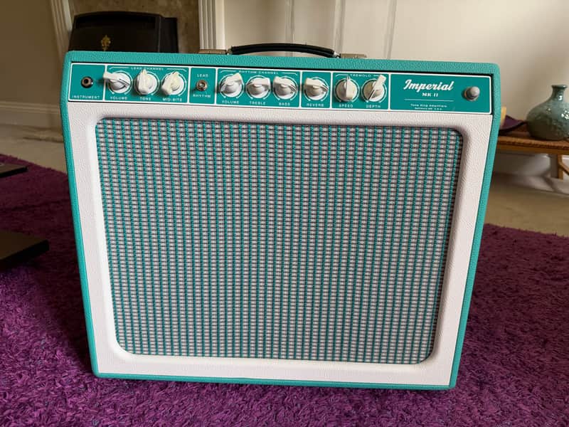 Tone King Imperial MKII 20-Watt 1x12" Guitar Combo 2015 - Present - Turquoise image 1