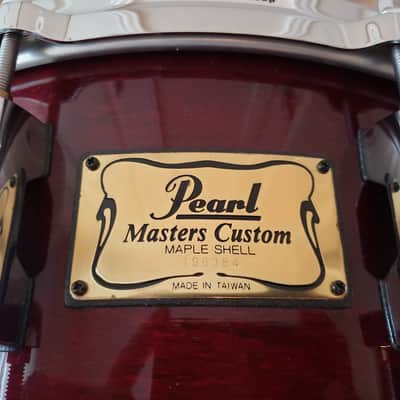 Pearl Masters Series MMX 14X5.5 Snare Drum - Wine Red image 11