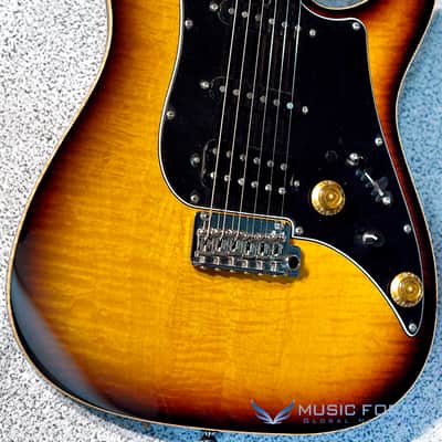 James Tyler Japan Studio Elite HD SSH Mahogany Flame-Tobacco Sunburst image 2