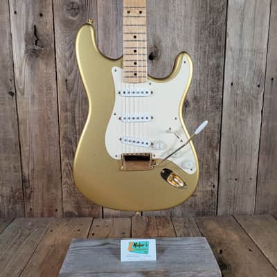 Fender '54 Stratocaster Custom Shop 1998 Gold Hardware, Orig Case & Paperwork- Aztec Gold image 1