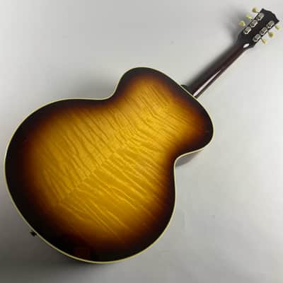 Gibson J-185 Original 2021 Vintage Sunburst Near mint, Flamey, super action BIG sound!! Original tag and Gibson Hardshell! image 6