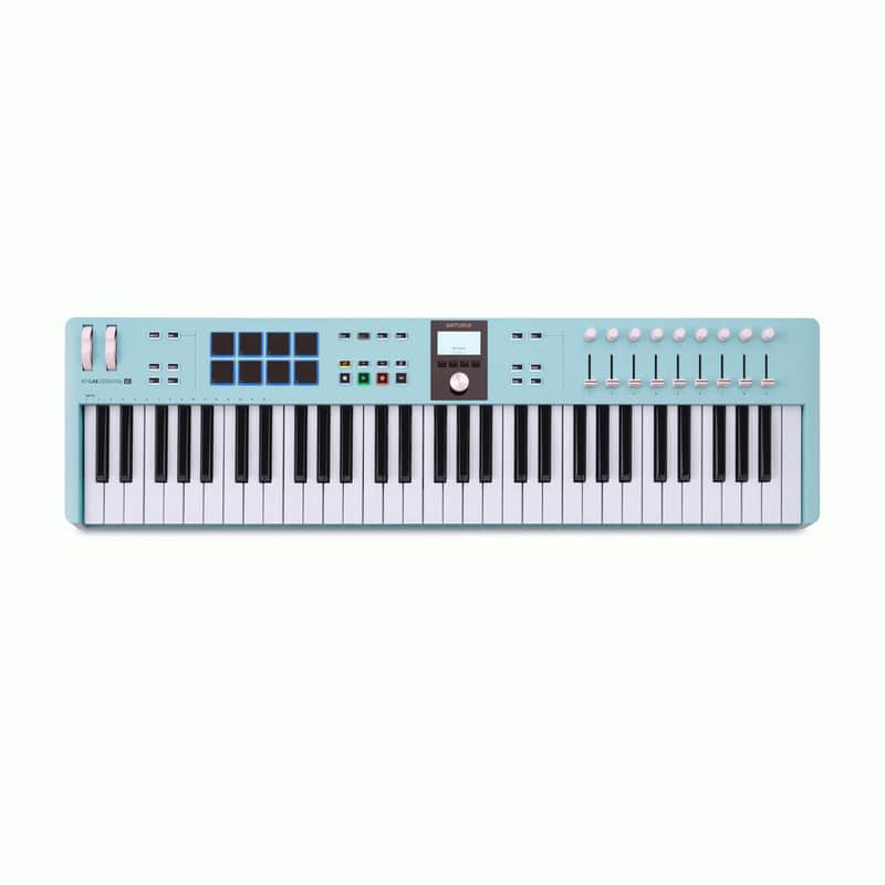 Arturia Keylab Essential Mk3 61 Key Controller - Aquamarine imagen 1