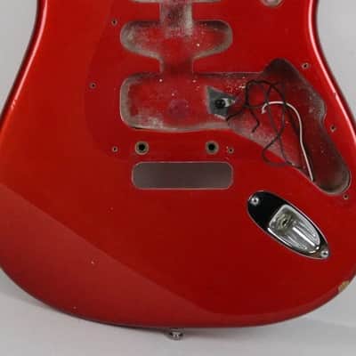 2002 Vintage Fender Stratocaster American Standard Crimson Red BODY USA image 5