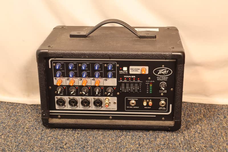 Peavey PV 5300 200-watt powered mixer used image 1