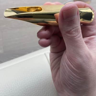 Ted Klum New London Tenor Mouthpiece - Size 8 - Brass/24k Gold Plated image 10