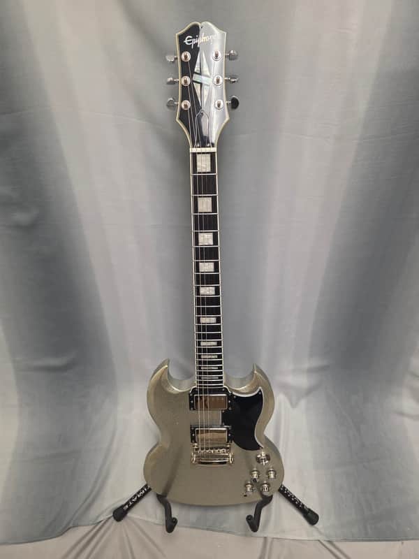 Epiphone SG Standard - Silver Sparkle image 1