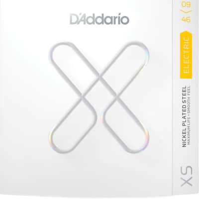 D'Addario XSE0946 XS Nickel Coated Electric Guitar Strings - Super Light Top / Regular Bottom (9-46)
