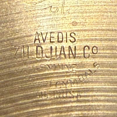 Vintage 30’s-40’s First Stamp Pre Trans 11” A Zildjian Splash Cymbal 324 grams image 2