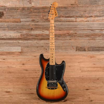 Fender Mustang Sunburst 1977 image 4