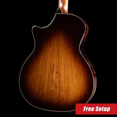 Taylor Next Generation Builder's Edition 814ce Grand Auditorium Acoustic/Electric Guitar - Redwood/Honduran Rosewood with Hardshell Case image 2