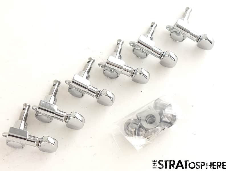 6 Gibson Victory In Line Grover Mini Rotomatic TUNERS, Tuning Pegs Chrome! image 1