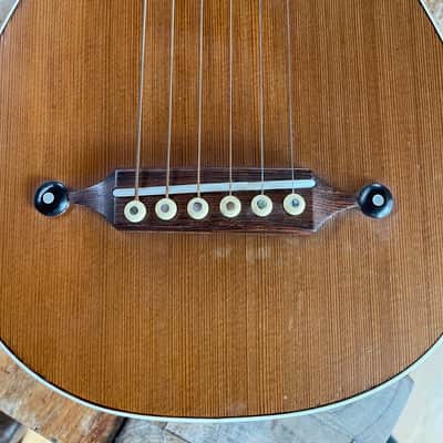 Luthier AB Manson for Ian Anderson Jethro Tull  Martin Barre Travel Parlor Acoustic Guitar with COA image 5