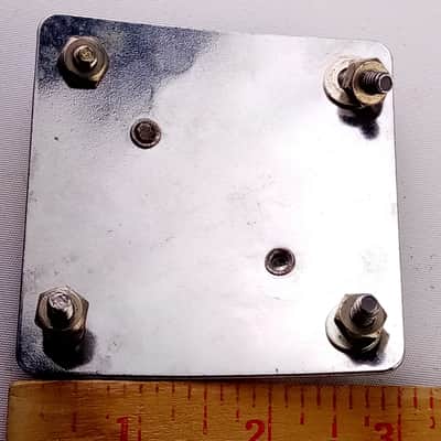 Rogers Diamond Ride Tom Shell/Bass Drum Rail Mount Chrome Bracket Vintage 60s US image 4
