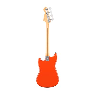 Fender Player II Mustang Bass PJ Rosewood - Rallye Orange image 3