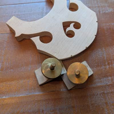 Unbranded Upright Bass Adjustable Bridge Excellent With NO Wear image 6