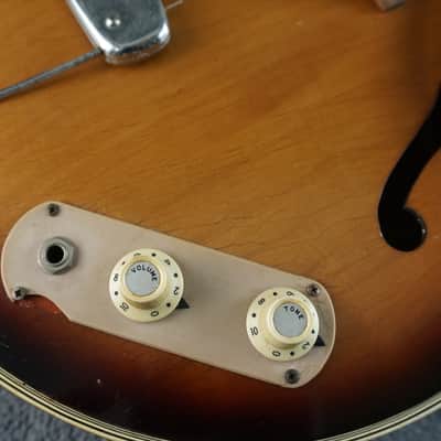 Teisco EP-14 1960s - Brown Burst Hollow Body Electric image 7