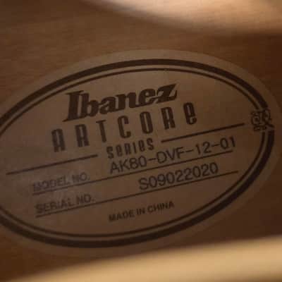 Ibanez Ibanez AK80-DVF 2009 - Dark Violin Finish image 11