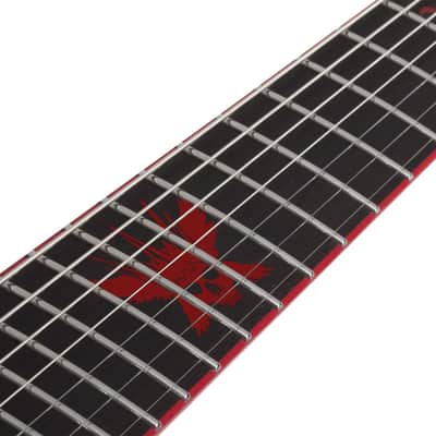 Schecter Sullivan King Banshee-7 FR-S Electric Guitar. Obsidian Blood image 8