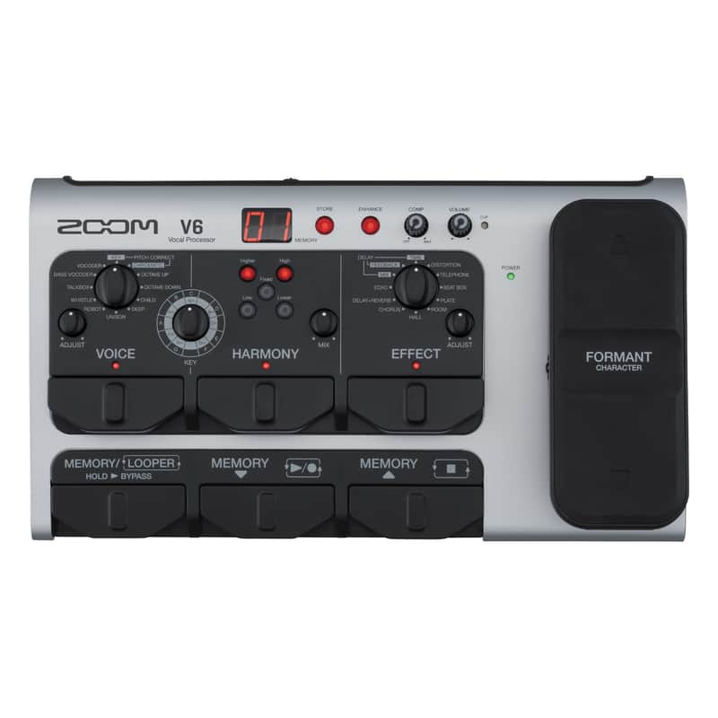 Zoom V6 Vocal Processor | Reverb