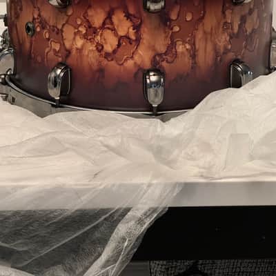 Tama Starclassic Maple 2021 - Molten Satin Brown Burst W/Black Nickel image 9