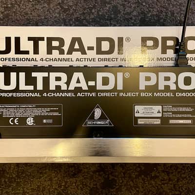 Behringer ULTRA-DI PRO DI4000 – DI Box professionale 4 canali image 1