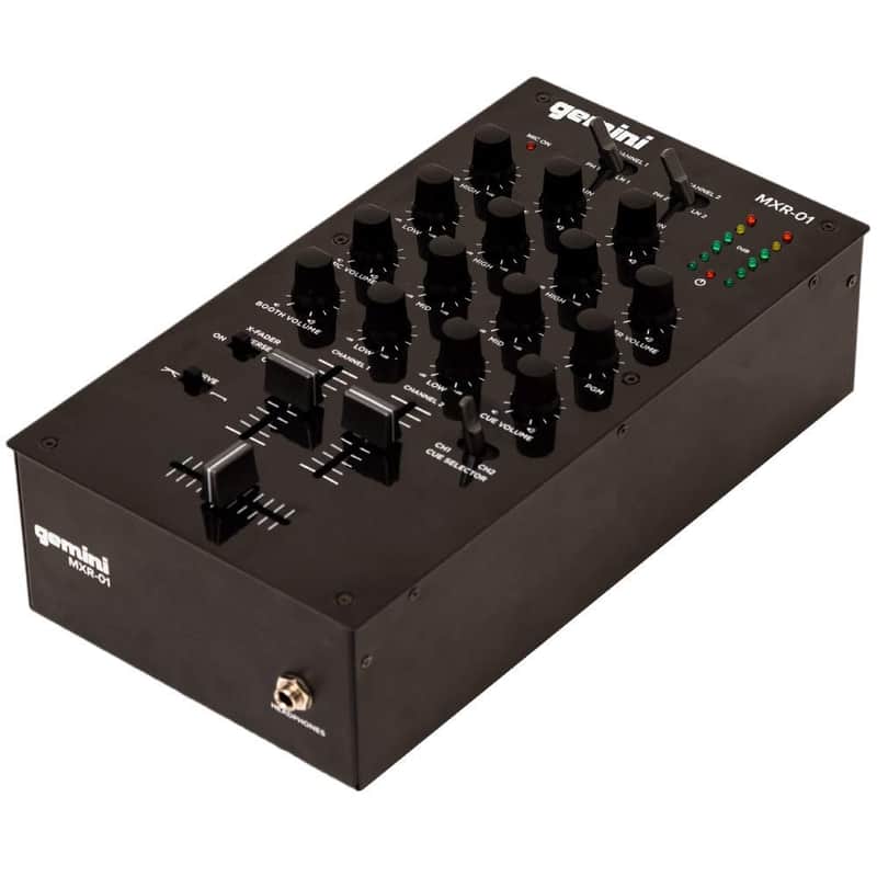 Gemini MXR-01 2-Channel DJ Mixer | Reverb