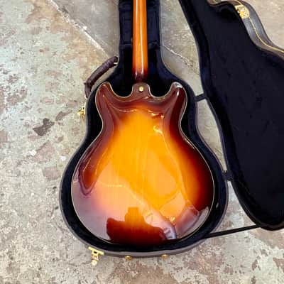 Yamaha SA-2000 Semi-Hollow 1977 - 1979 - Brown Sunburst original vintage MIJ Japan es335 image 11