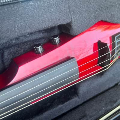 NS Design WAV5-VN-TR 5-String Electric Violin 2010s - Transparent Red image 3