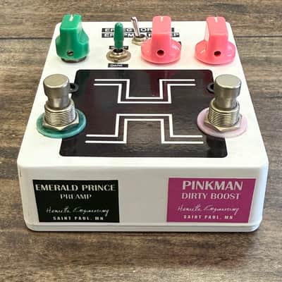 Henretta Engineering Emerald Prince Preamp & Pinkman Dirty Boost Combo Effects Pedal 2010's image 2