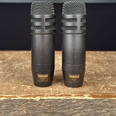 Vintage Yamaha MZ204 Cardioid Dynamic Microphone Pair. Great Shape. MZ-204 MZ 204 image 4