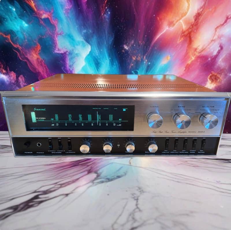 Serviced Sansui 3000A Solid State AM/FM Stereo Receiver Vintage Audiophile Rare! image 1