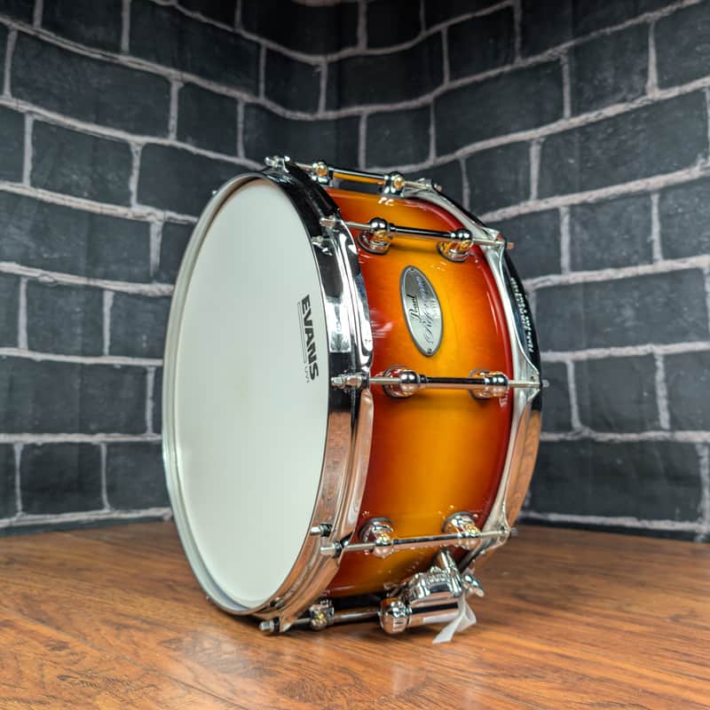 Pearl Reference Pure 6.5x14 Snare Drum – Honeyburst • Premium Hybrid Shell • Studio‑Grade Sensitivity • Explosive Projection • PURESOUND Equalizer Upgrade • Mint Condition image 1