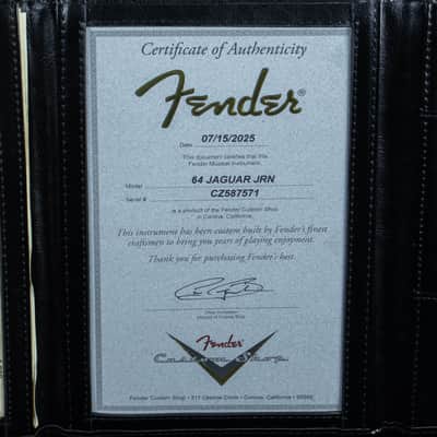 Fender Custom Shop 64 Jaguar Journeyman Relic Burnt Copper CZ587571 imagen 7