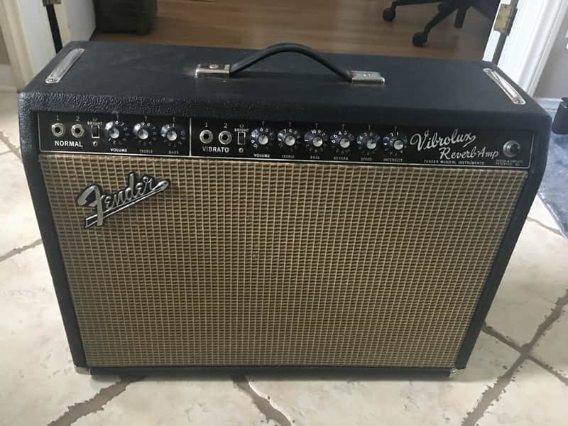 Fender Vibrolux Reverb 1967 - Black Panel image 1