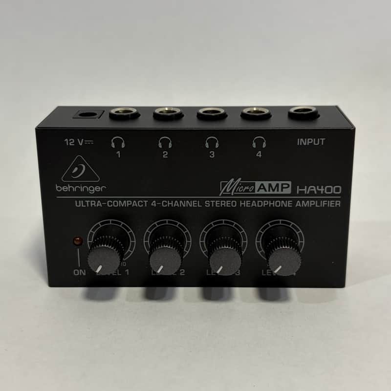 Behringer MicroAMP HA400 4-Channel Stereo Headphone Amplifier image 1