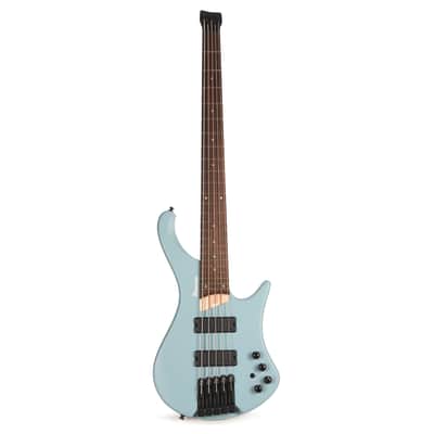 Ibanez EHB605PRM EHB Ergonomic Headless Bass 5-String Purist Blue Matte image 4