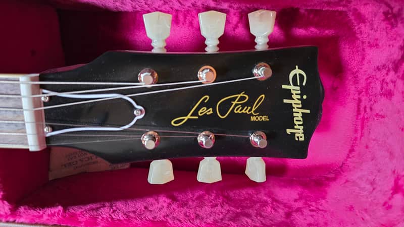 Epiphone Les Paul 60's Inspired By Gibson Custom 2025 - Wahsed Cherry Burst image 1
