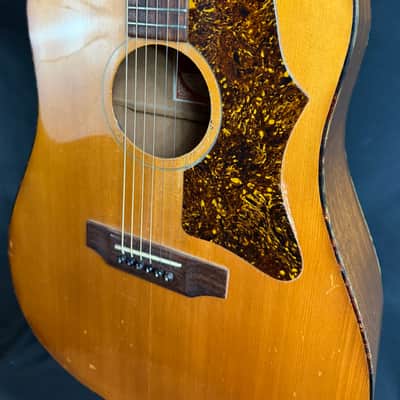 Vintage 1970's Gibson J-40 Dreadnought Acoustic Guitar Natural w/ Case image 9